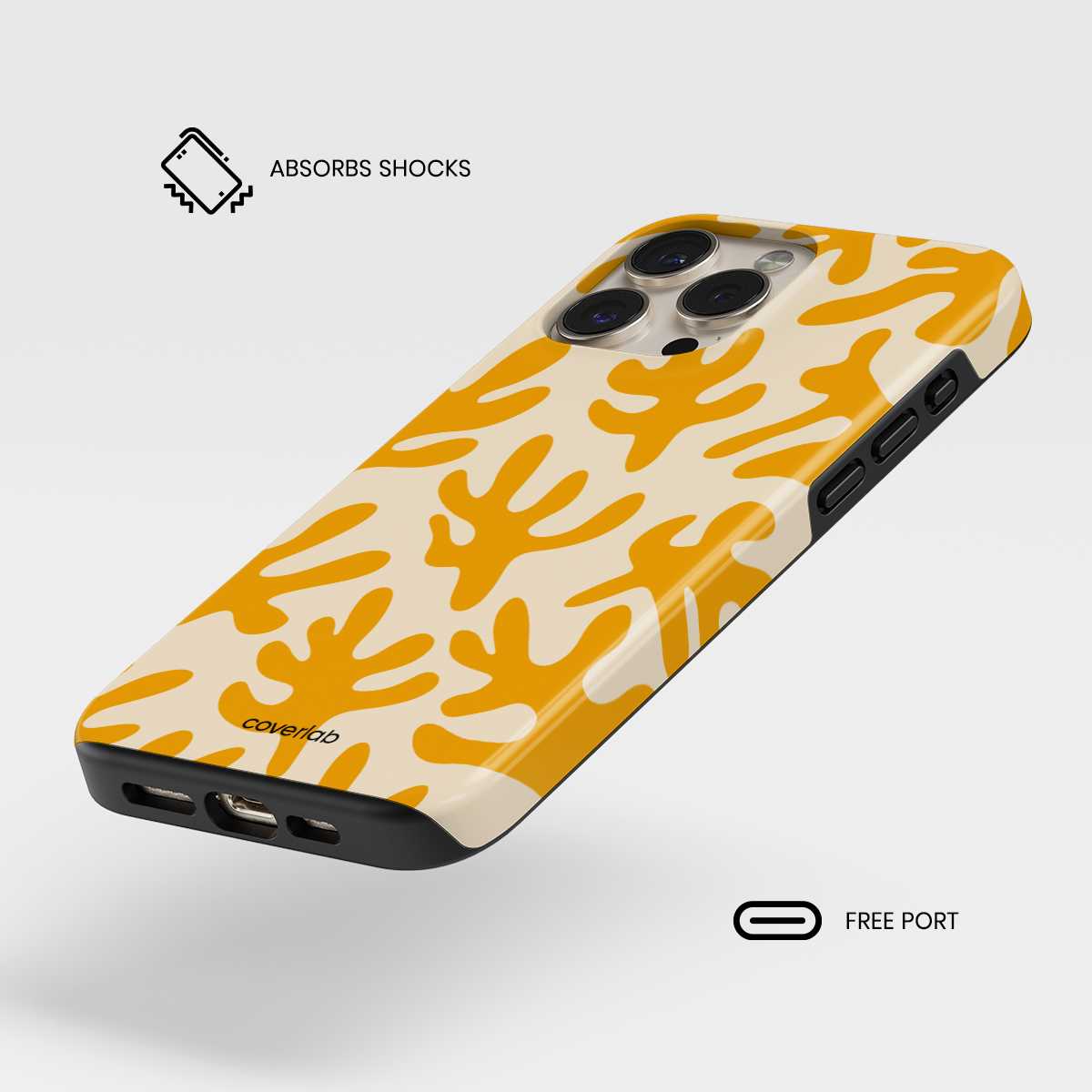 Leopard Bow Tough iPhone Case