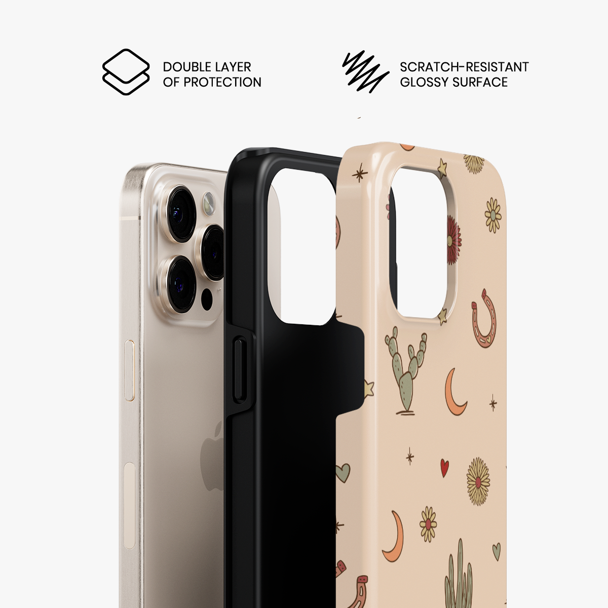 Desert Cactus Tough iPhone Case