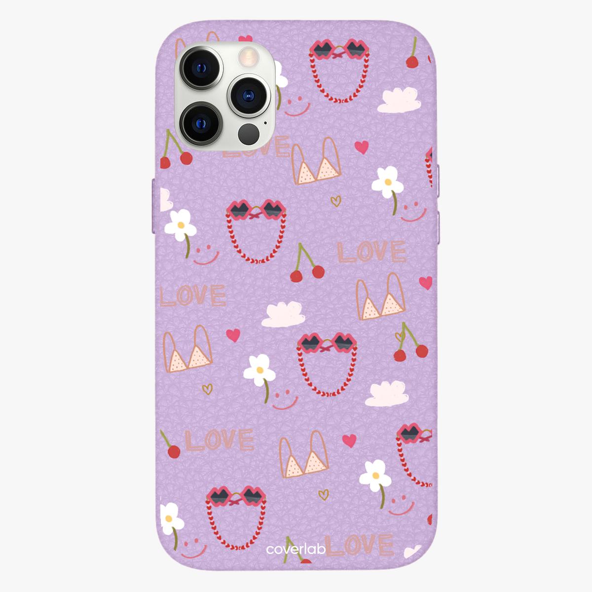 Funda de cuero para iPhone personalizada Bonita