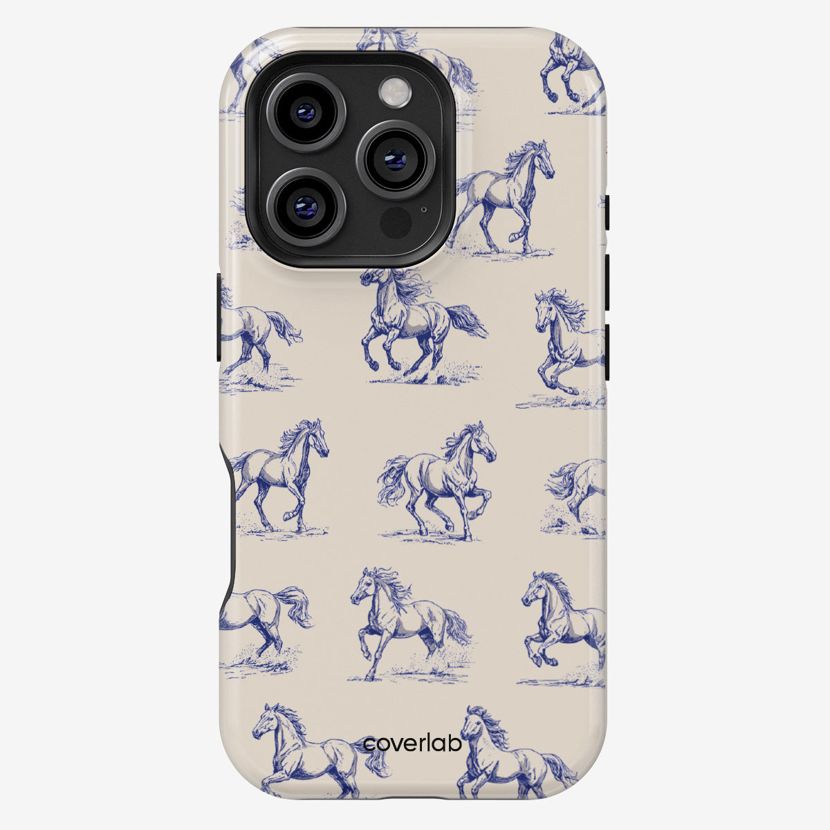 Running Horses Tough iPhone Case