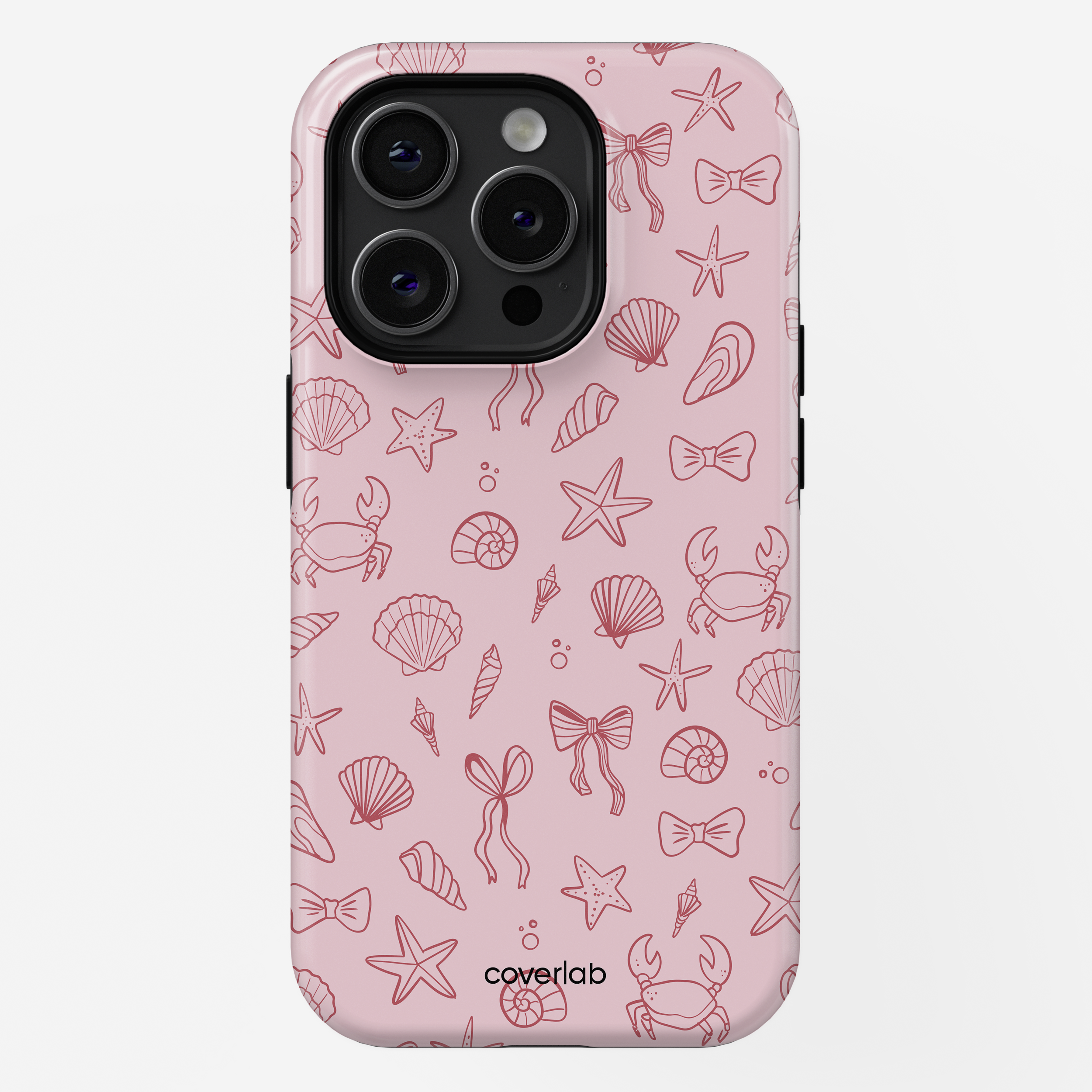 Secret Beach Pink Tough iPhone Case