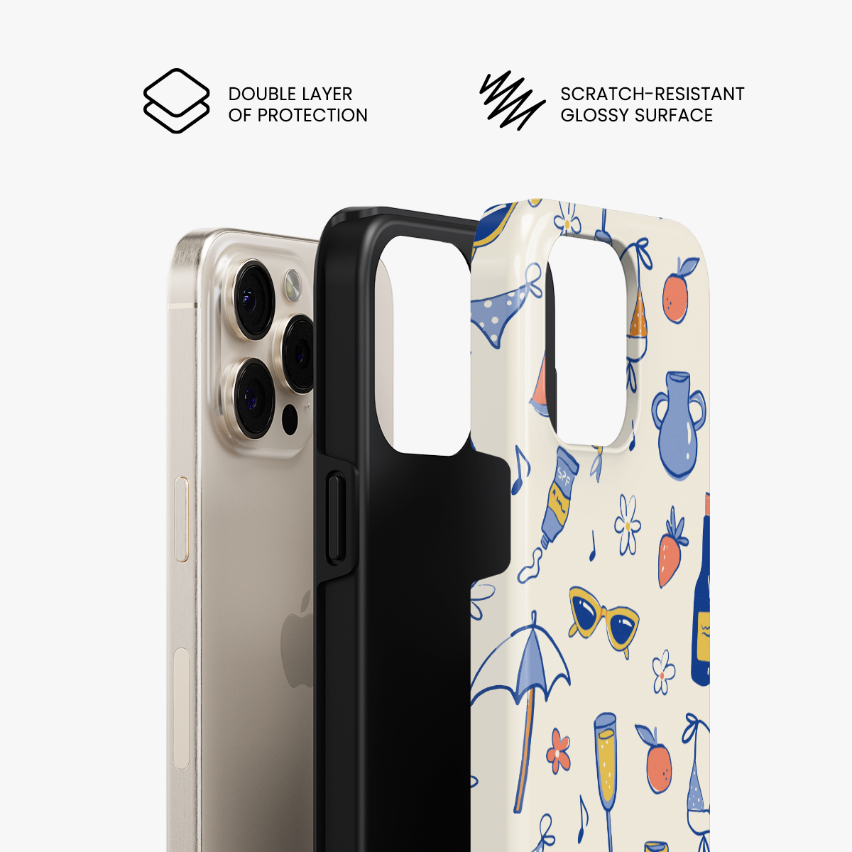 Funda Resistente para iPhone Italy Summer