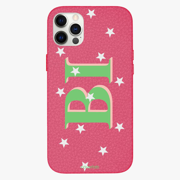 Big Stars Personalised Leather iPhone Case